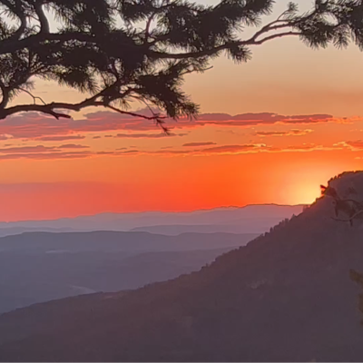 Sunset Mogollon Rim